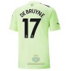 Maglia ufficiale Manchester City De Bruyne 17 Alternativa 2022-23 per Uomo